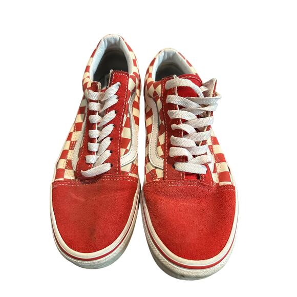 Old Skool Red Checkered Vans Men's Size 6 Women's Size 7.5 - Picture 5 of 7